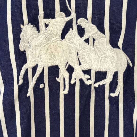 RALPH LAUREN SPORT LADIES BLOUSE STRIPED SIZE 6 - Picture 5 of 7